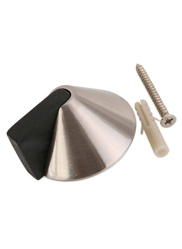 

Hettich 25mm Nickel-Plated Door Stop Buffer, Silver/Black