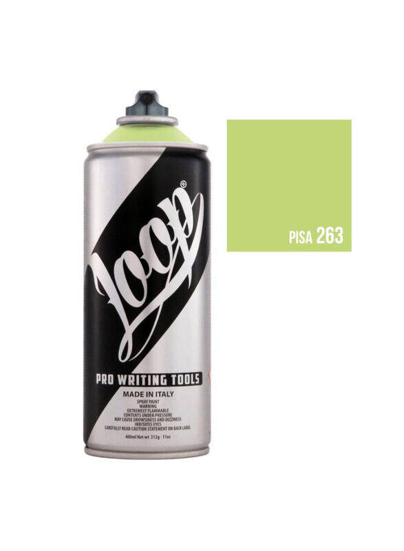 

Loop Premium Artist Quick Dry Spray Paint, Lp263, 400ml, Pisa Green