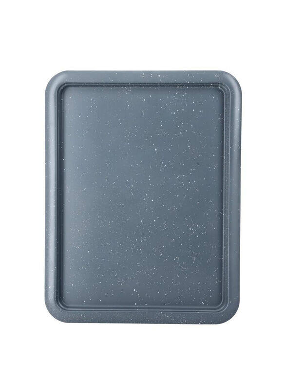 

Royalford Non-Stick Carbon Stainless Steel Rectangle Baking Tray, 41 5 x 32 x 1 6cm, Grey