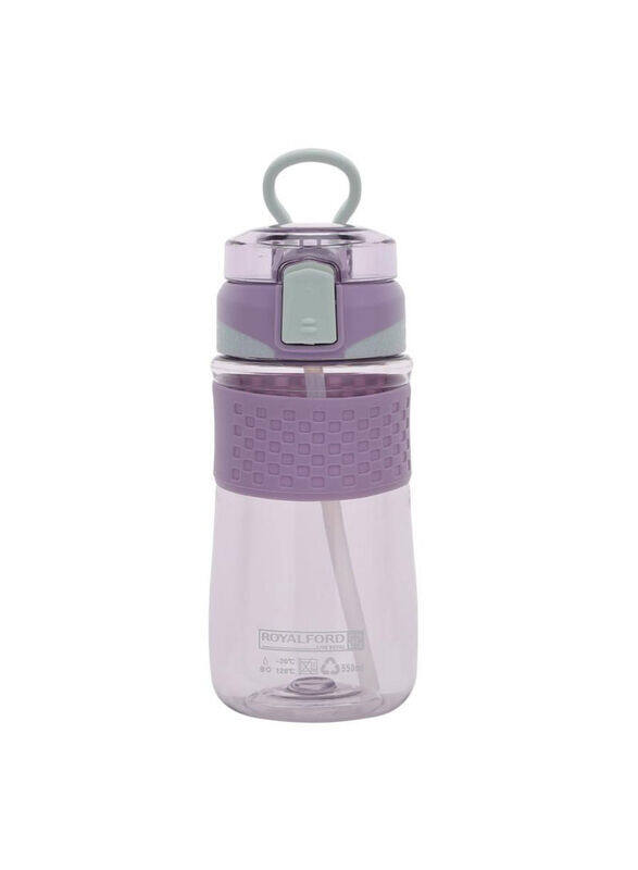 

Royalford 550ml Plastic Water Bottle, Purple