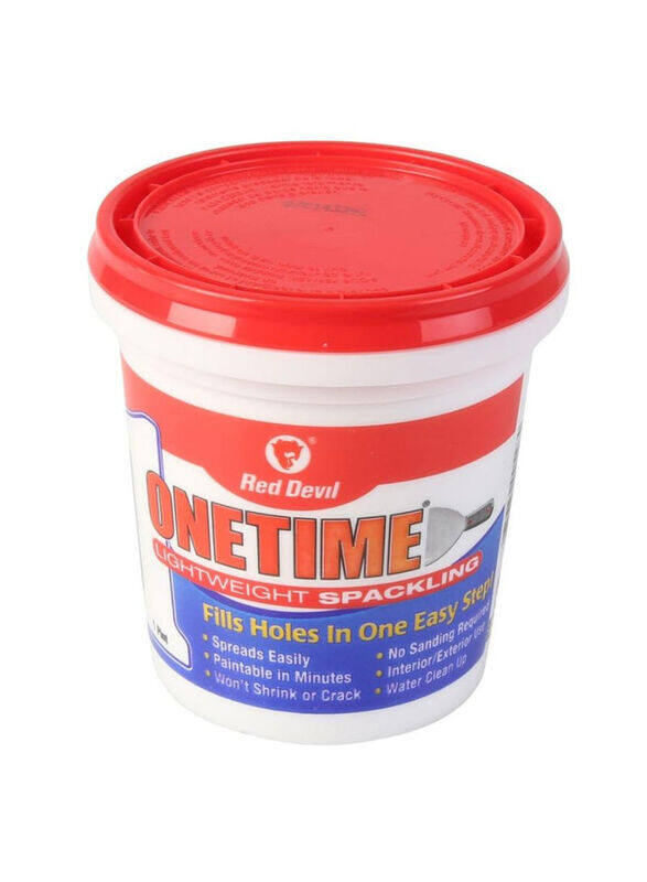 

Red Devil 473ml One Time Spackling Compound, White