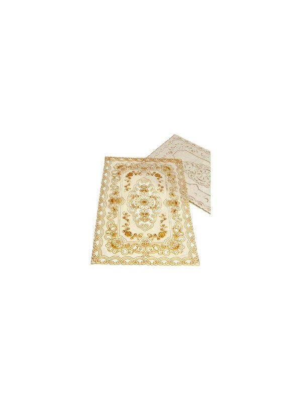 

Royalford 6-Piece PVC Rectangular Table Placemat Set, 30 x 45cm, Beige
