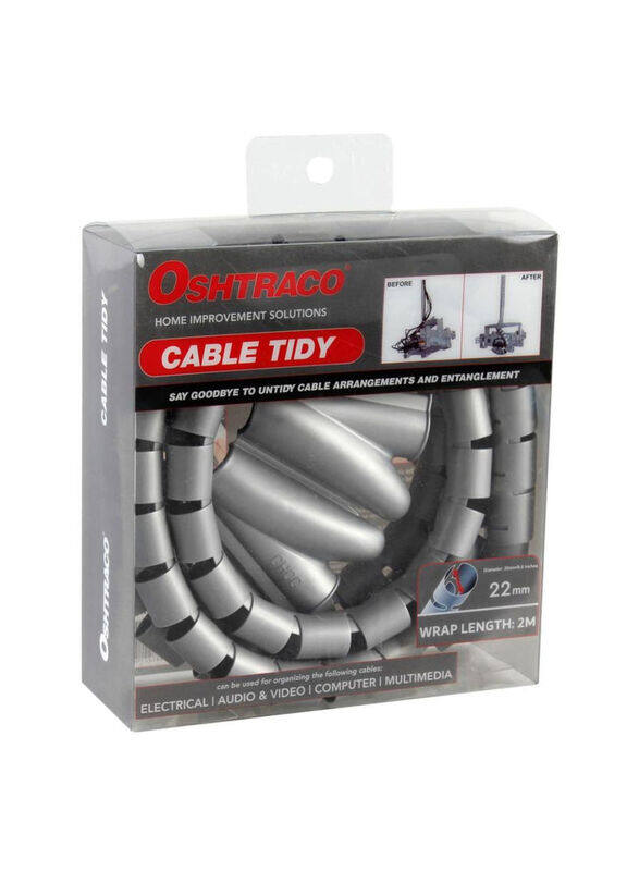 

Oshtraco Cable Tidy Wire Organizer, Grey