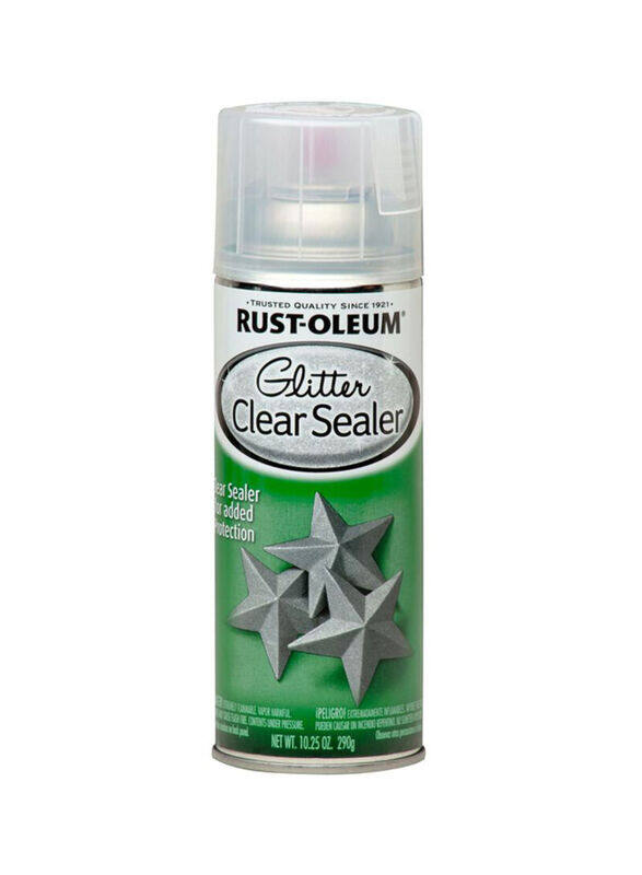 

Rust-oleum Glitter Sealer Spray Paint, 290gm, Silver