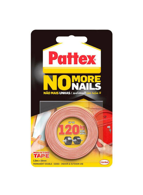 

Henkel Pattex Double Sided Mounting Tape, Beige