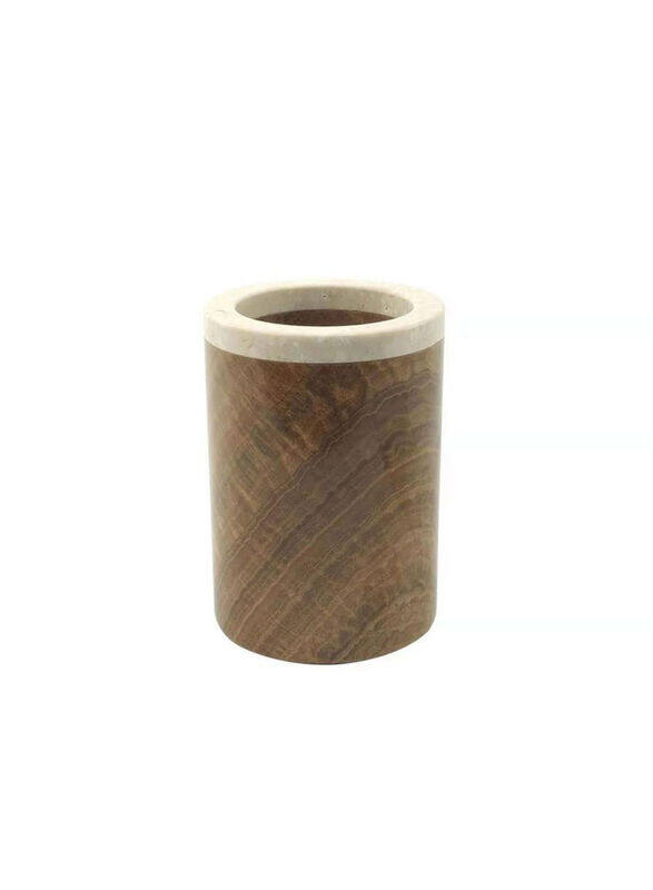 

Danube Home Selena Marble Tumbler, Gold