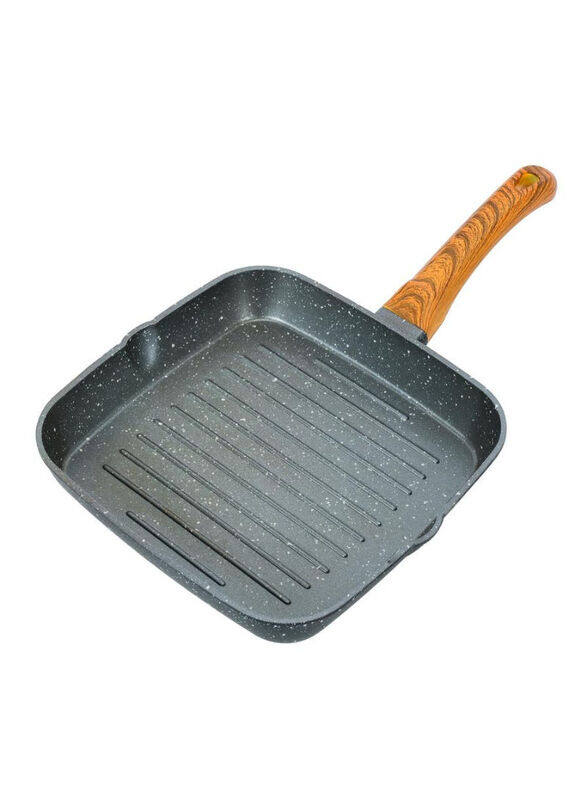 

Royalford 24cm Non-Stick Die-Cast Aluminium Grill Pan, Black