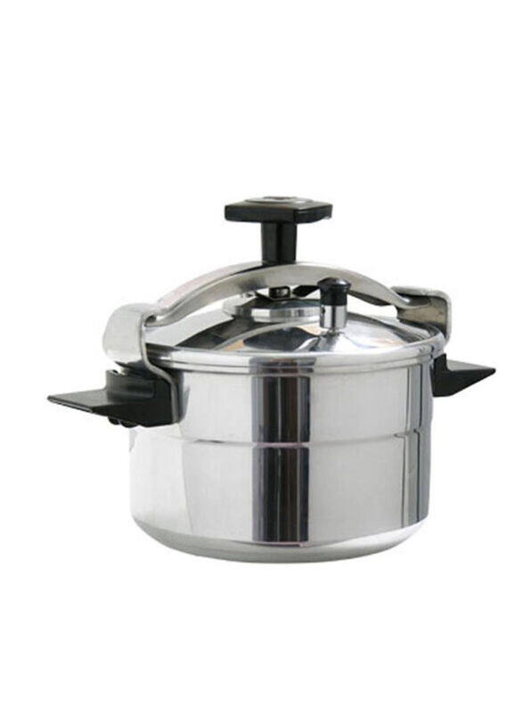

Royalford 9L Aluminium Pressure Cooker with Outer Lid, Silver