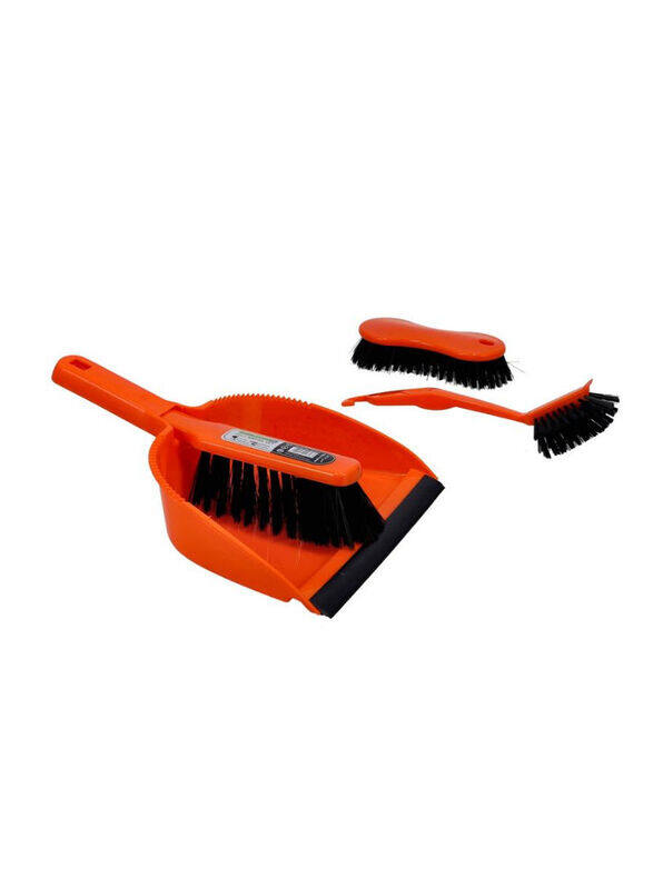 

Royalford Plastic Dustpan and Brush Set, 4 Pieces