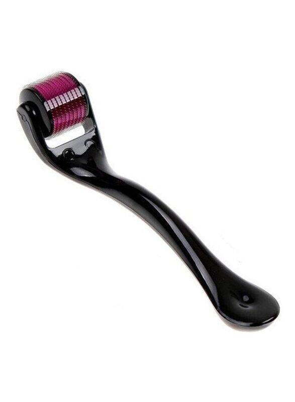 

Derma Roller 540 Titanium Micro Needle 0.5mm Derma Roller, Black/Pink