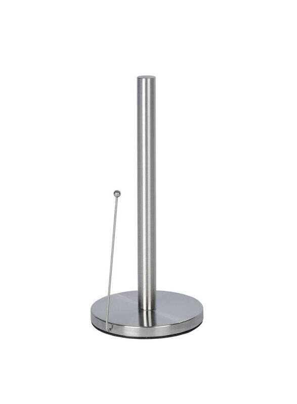 

Wenko Clayton Stainless Steel Kitchen Roll Holder, 15 x 15 x 33 cm, Silver