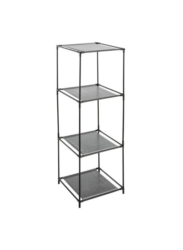 

5Five Metal Three Compartment Storage Shelf, Grey