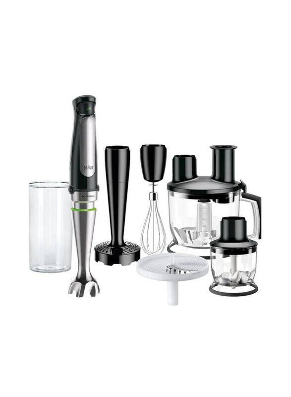 

Ace Braun Multiquick Hand Blender, 1000W, Black/Silver