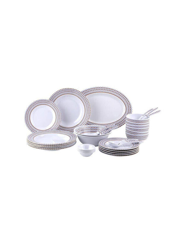 

Royalford 35 Piece Melamine Dinner Set, Multicolour