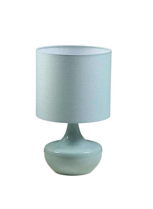 

Pan Emirates Ebony Metal Touch Table Lamp, 20 x 34cm, Blue