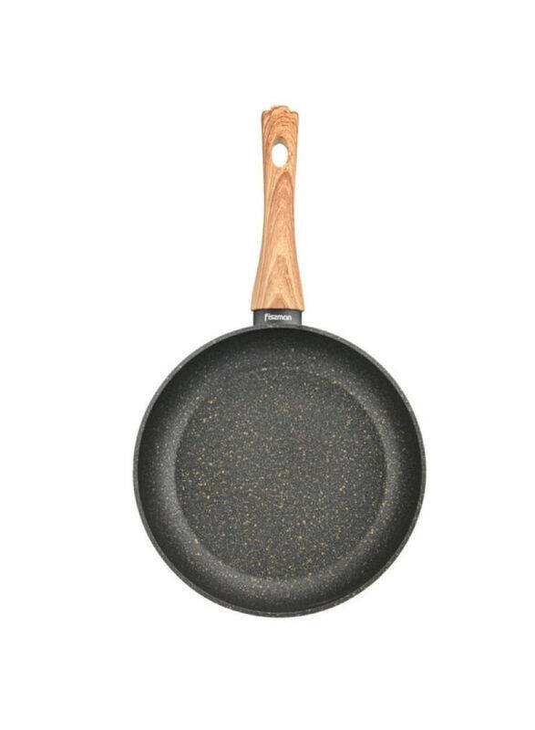 

Fissman 20cm Induction Aluminium Frying Pan, Black Cosmic