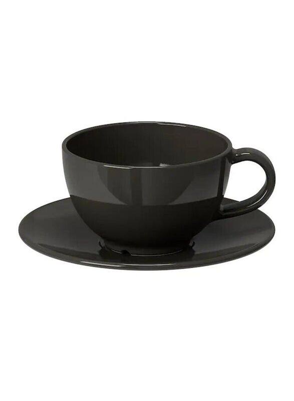 

Generic Vardagen Teacup with Saucer, Black