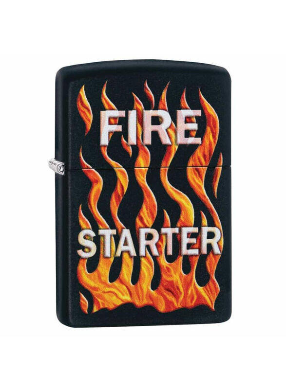 

Ace Zippo Fire Starter Design Windproof Lighter, Black/Yellow