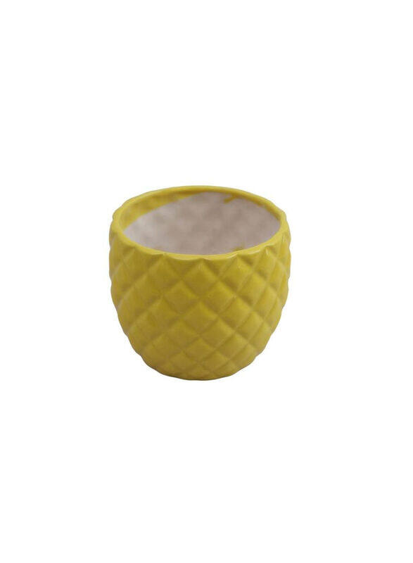 

Ace Ceramic Pineapple Planter, Yellow