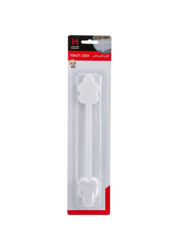 

Homeworks Toilet Seat Lock, White