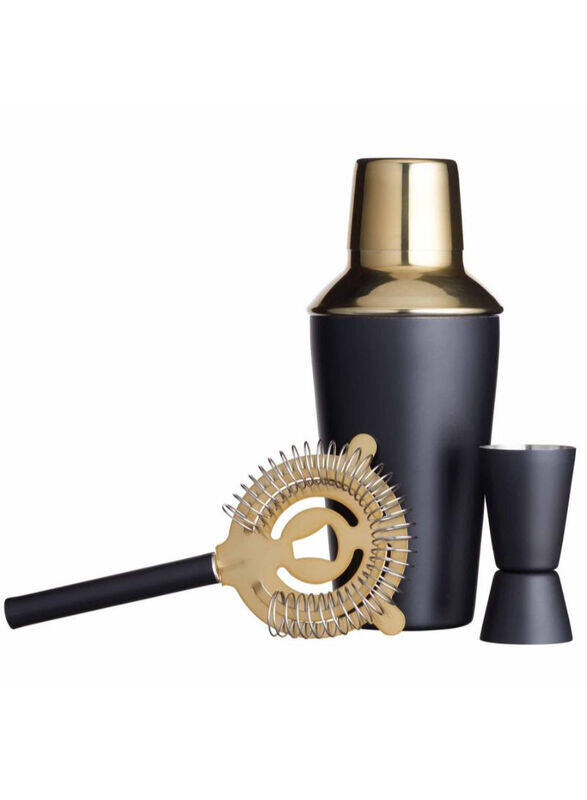 

Other Brand BarCraft 3-Piece Cocktail Set, Black