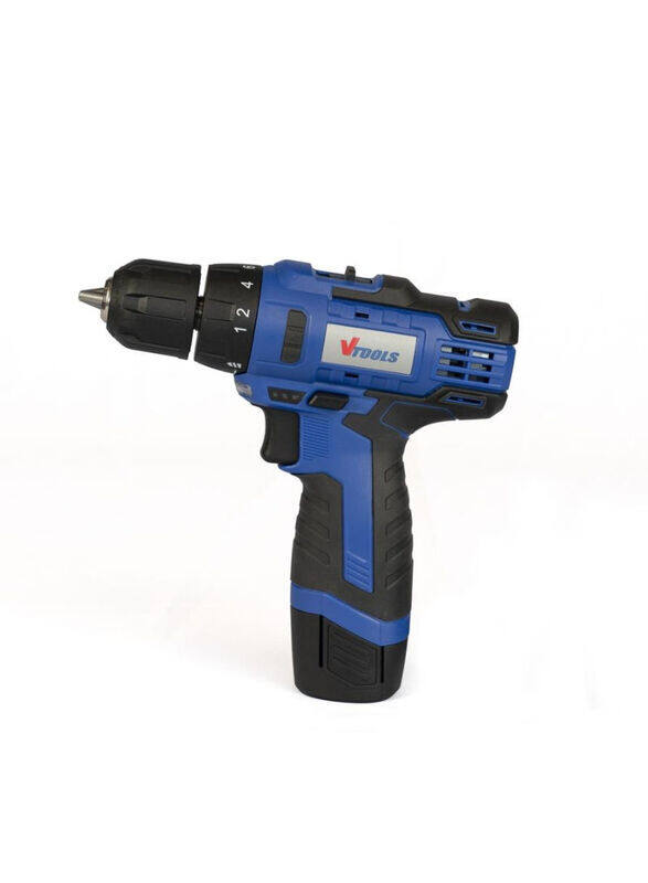 

Vtools Cordless Drill Driver, Black/Blue