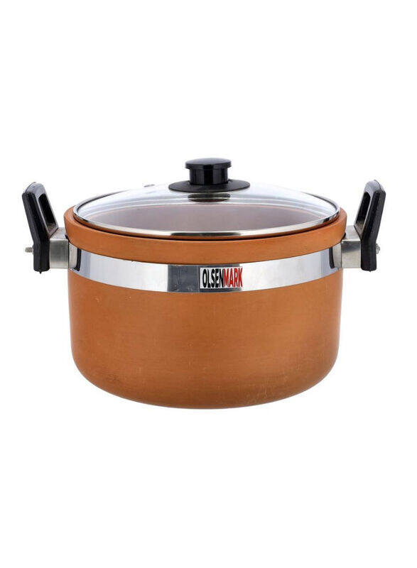 

Olsenmark 3 Ltr Traditional Cookware Clay Tumbler Idli Cooker, Omcp6014, Brown