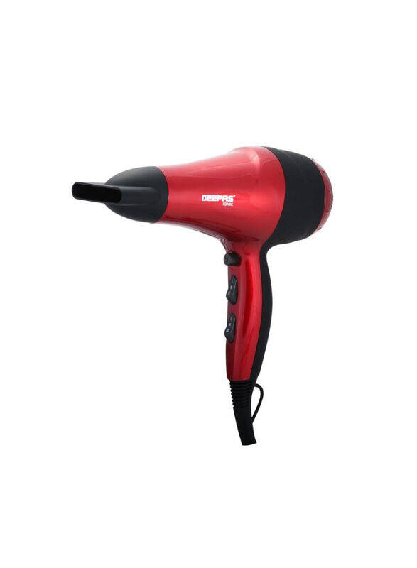 

Geepas Hair Dryer, Ghd86018, Red/Black