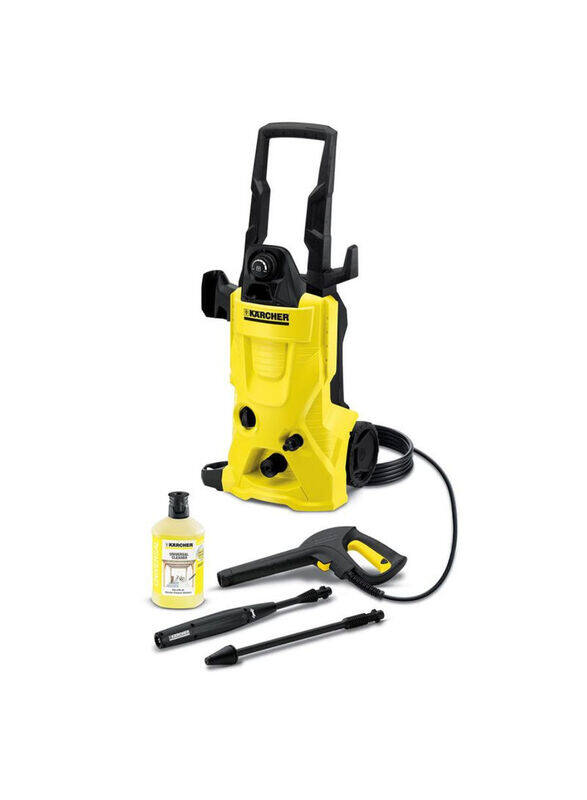 

Karcher K4 Corded Pressure Washer Kit 130 Bars, Yellow/Black