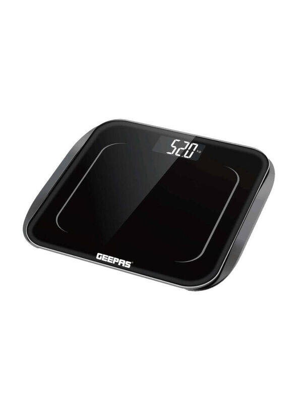 

Geepas Digital Weighing Scale with LCD Display, GBS4219, Black