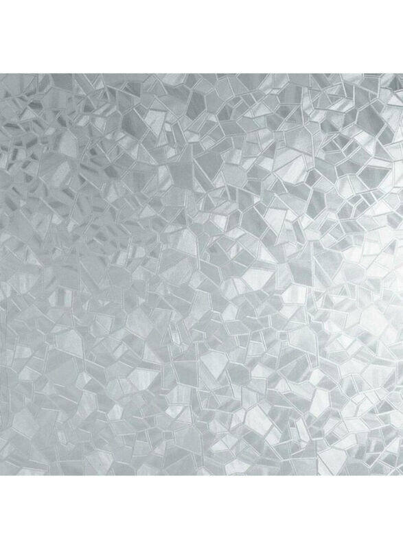 

RoomMates Etched Glass Privacy Window Film Roll, Silver