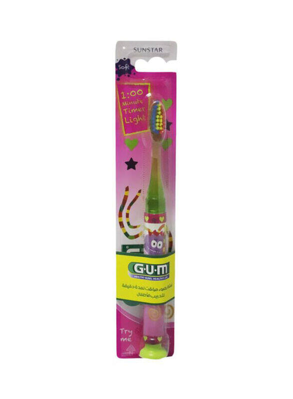 

Butler Gum Monster Light-Up Toothbrush for Babies, Multicolour