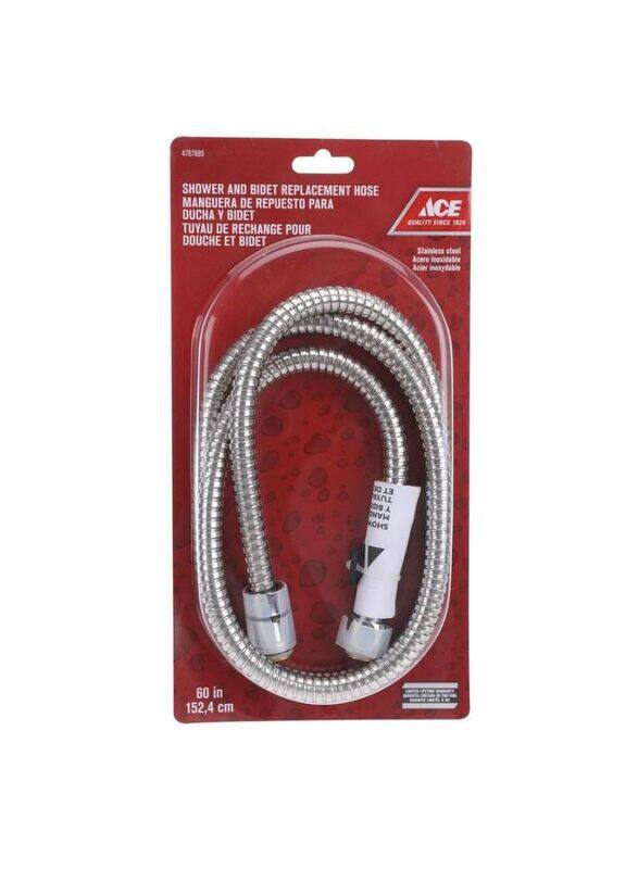 

Ace Stainless Steel Flexible Shower Hose, 1.5-Meter, Silver