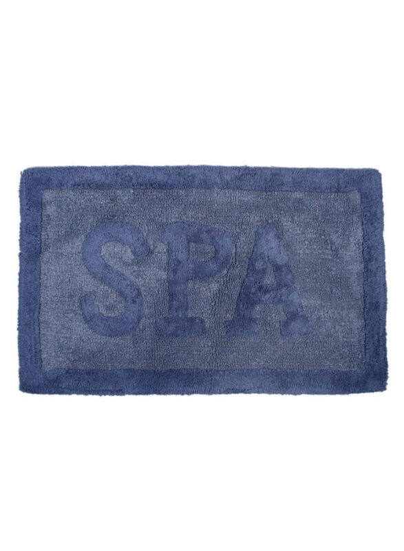 

Home Collection 50 x 80cm Cotton Tufted Bath Mat, Blue