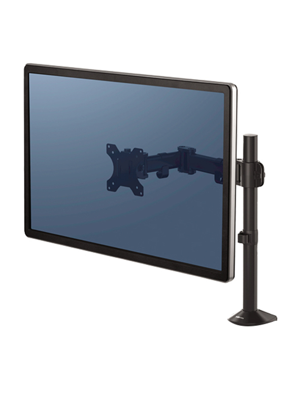 Fellowes Reflex Single Monitor Arm, Black