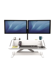 Fellowes Lotus Sit-Stand Workstation, White