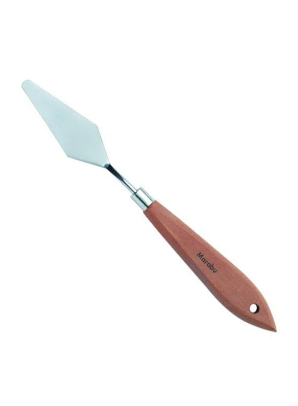 Marabu Paint Knife, Blade 6.5cm, Brown/Silver