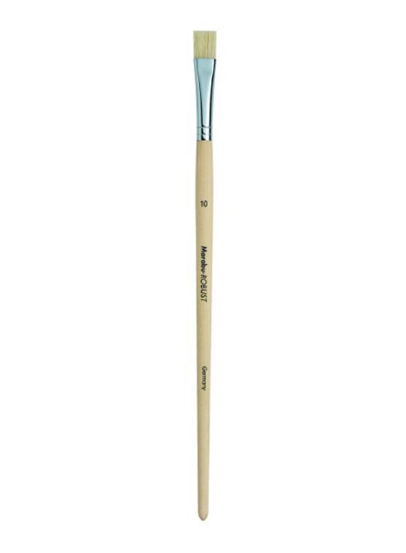 Marabu Robust Brush, Flat No. 10, White