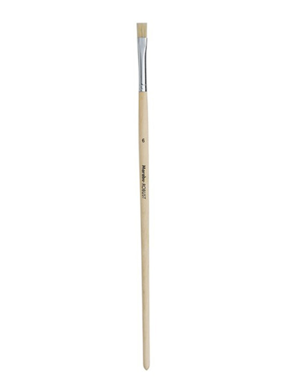 

Marabu Robust Brush, Flat No. 6, White
