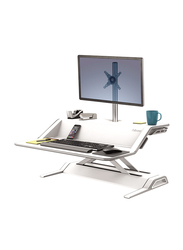 Fellowes Lotus Sit-Stand Workstation, White