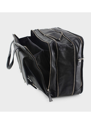 Byond 15-inch Sterling Expander Premium Leather Laptop Bag, Black