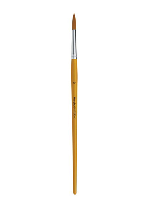 Marabu Universal Brush, Round Gr.12, Yellow