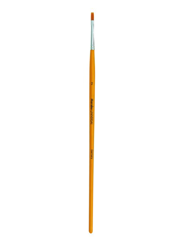 Marabu Universal Brush, Flat No. 2, Yellow