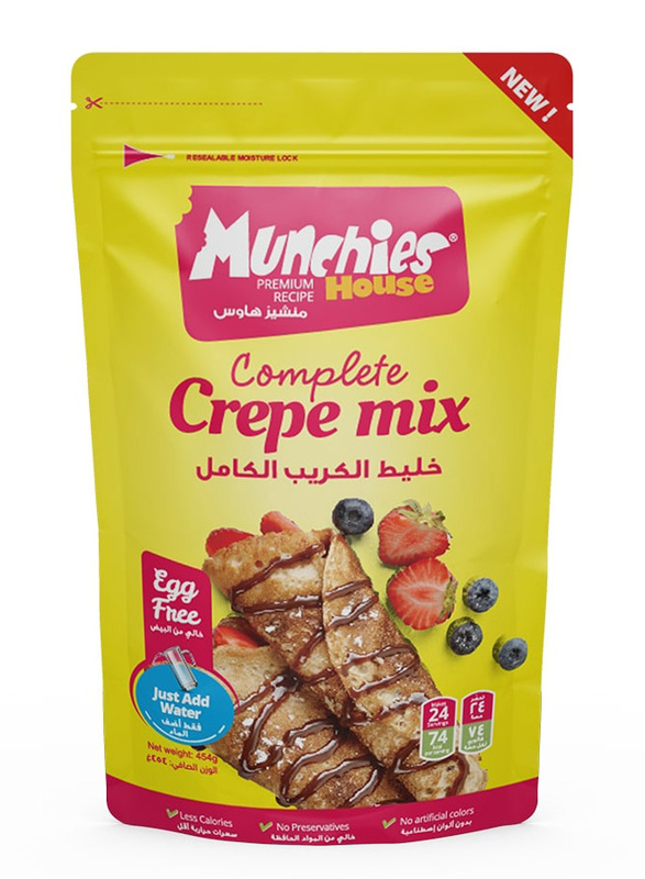 Munchies House Complete Crepe Mix, 454 grams