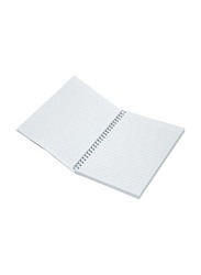 Light 10-Piece Spiral Soft Cover Notebook, Single Line, 9 x 7 inch, 100 Sheets, LINB971806S, Dark Grey