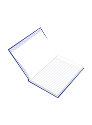 FIS Manuscript Notebook, 8mm Single Ruled, 4 Quire, 192 Sheets, 210 x 297mm, A4 Size, Fsmna44q, Blue
