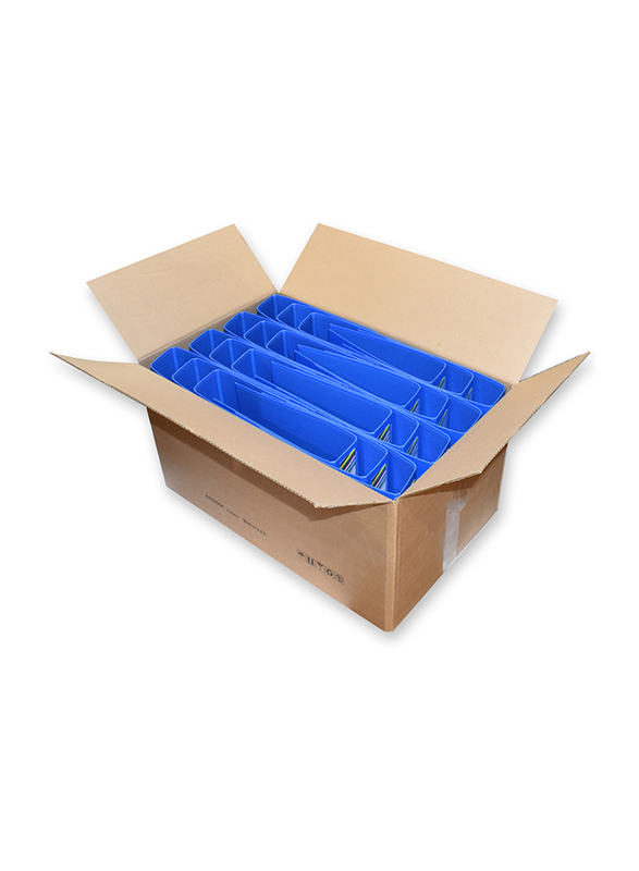 FIS PP Lever Arch Box File, 8cm, A4 Size, 24 Pieces, FSBF8A4PBLF, Blue