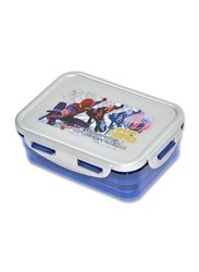 Spiderman Food Keeper Box for Boys, 500ml, TQLUS4BFK009, Blue/Grey