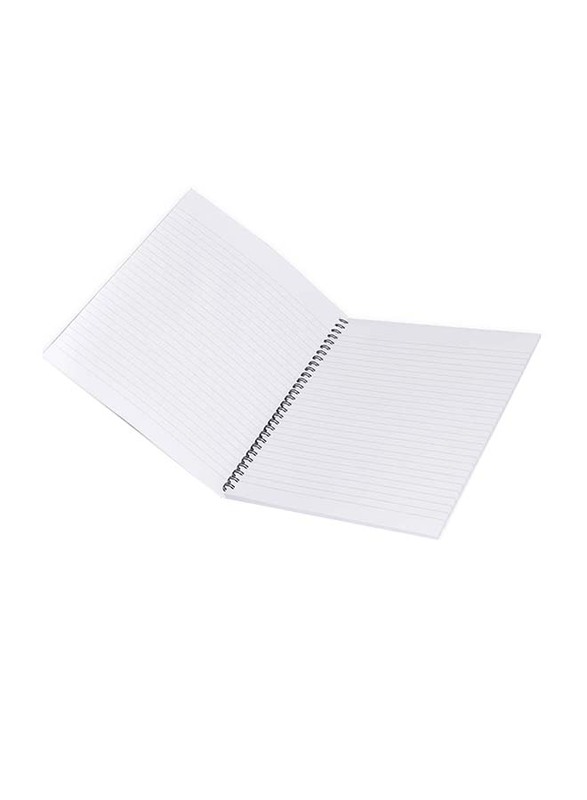 FIS Spiral Soft Cover Single Line Notebook Set, 10 x 8 inch, 10 Piece x 100 Sheets, FSNB1081908S, Light Blue