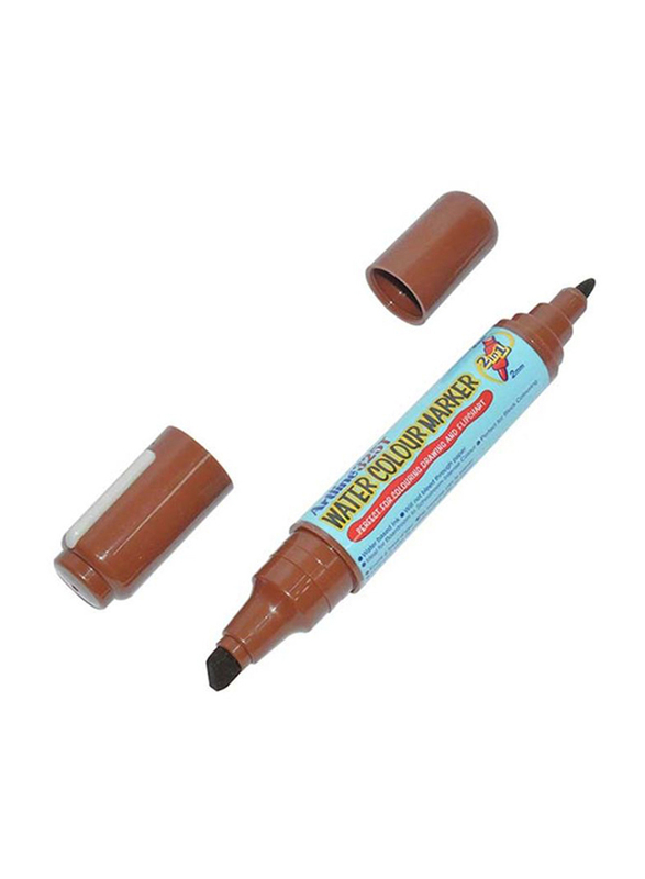 أرتلاين قلم تلوين مائي مزدوج مكون من 12 قطعة ARMK325BR ، بني